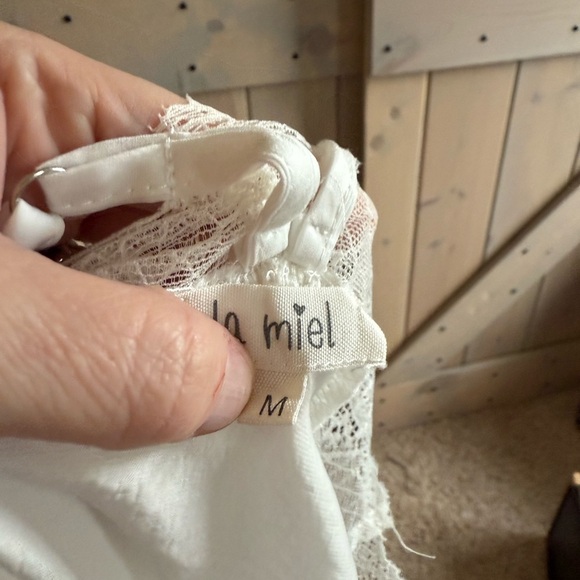 NWOT La Miel Lace Trim Cami Top - Picture 5 of 10